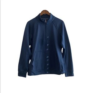 Unisex Duluth Trading Co. Solid Blue 1/4 Zip Up